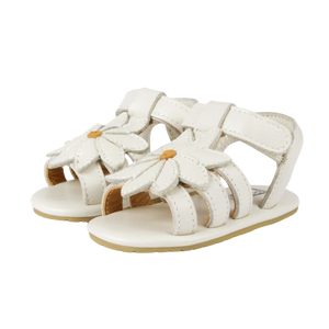 Donsje Baby Sandalen "Tuti Fields Daisy" Off White Leather