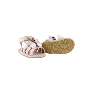 Donsje Baby Sandalen "Tuti Sky Butterfly" | Powder Metallic