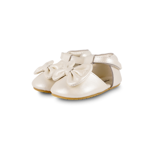 Donsje Baby Shoe "Meau Metallic" | Off White