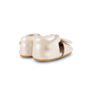 Donsje Baby Shoe "Meau Metallic" | Off White