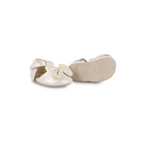 Donsje Baby Shoe "Meau Metallic" | Off White