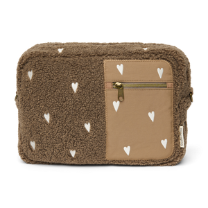 Studio Noos Kinderwagen-Organizer Teddy – Stroller Organizer | Brown Hearts