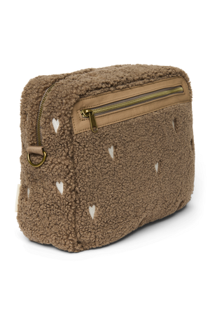 Studio Noos Kinderwagen-Organizer Teddy – Stroller Organizer | Brown Hearts