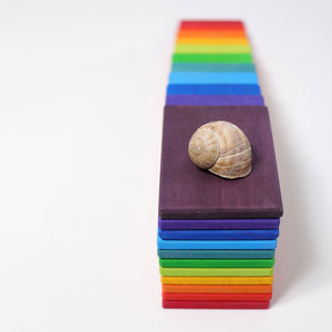GRIMM'S Regenbogen Bauplatten 11-teilig