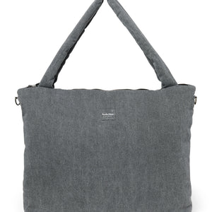 Studio Noos Sac à langer « Denim » | Gris