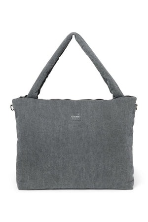 Studio Noos Sac à langer « Denim » | Gris