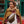 Rose in April Bianca Doudou en mousseline 70x70cm | Vichy Caramel
