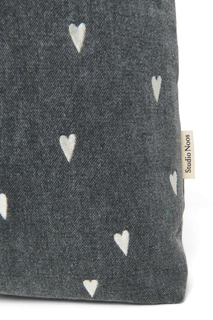 Studio Noos Denim Sac "Mom Bag" | Cœurs Gris