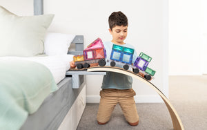 Connetix Tuiles Magnétiques "Pack Transport Pastel" 50 pièces