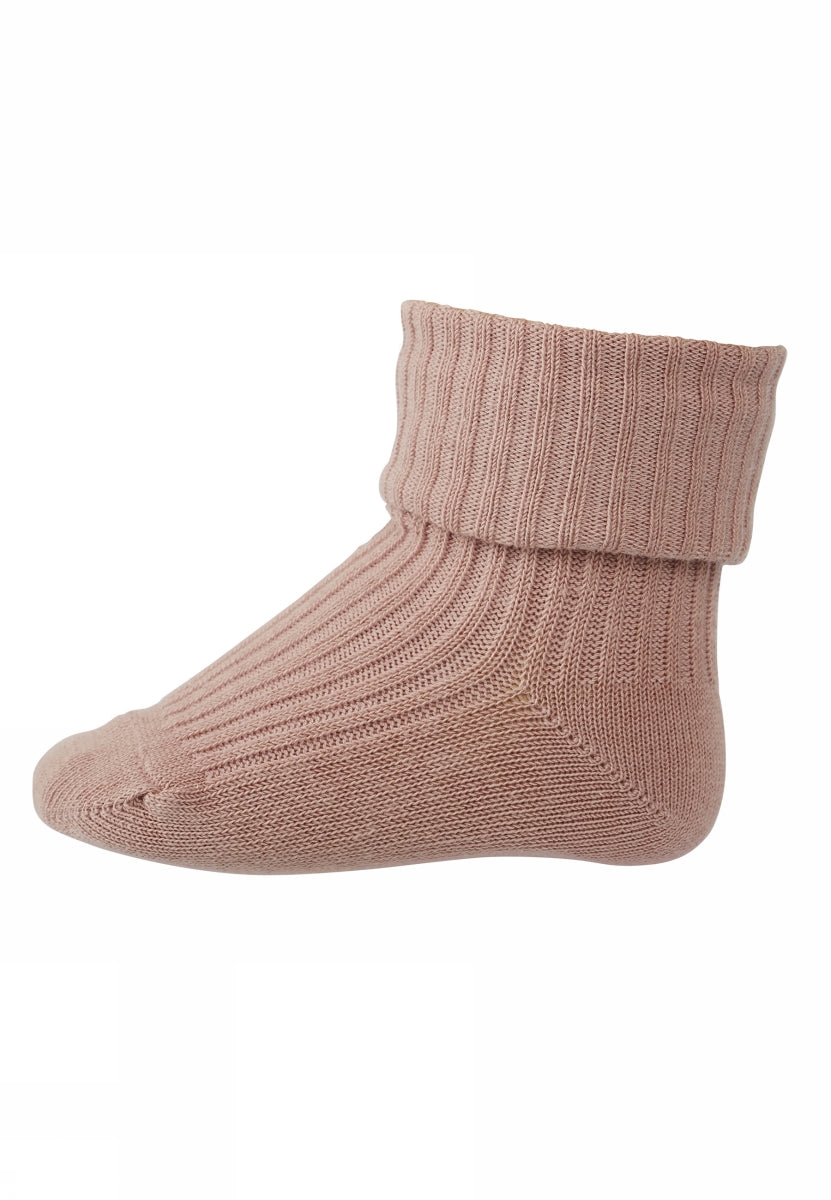 MP Denmark Rib-socken aus Baumwolle Baby Socken | Woodrose