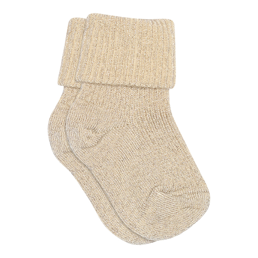 mp Denmark Socken  "Ida Glitter" Ecru