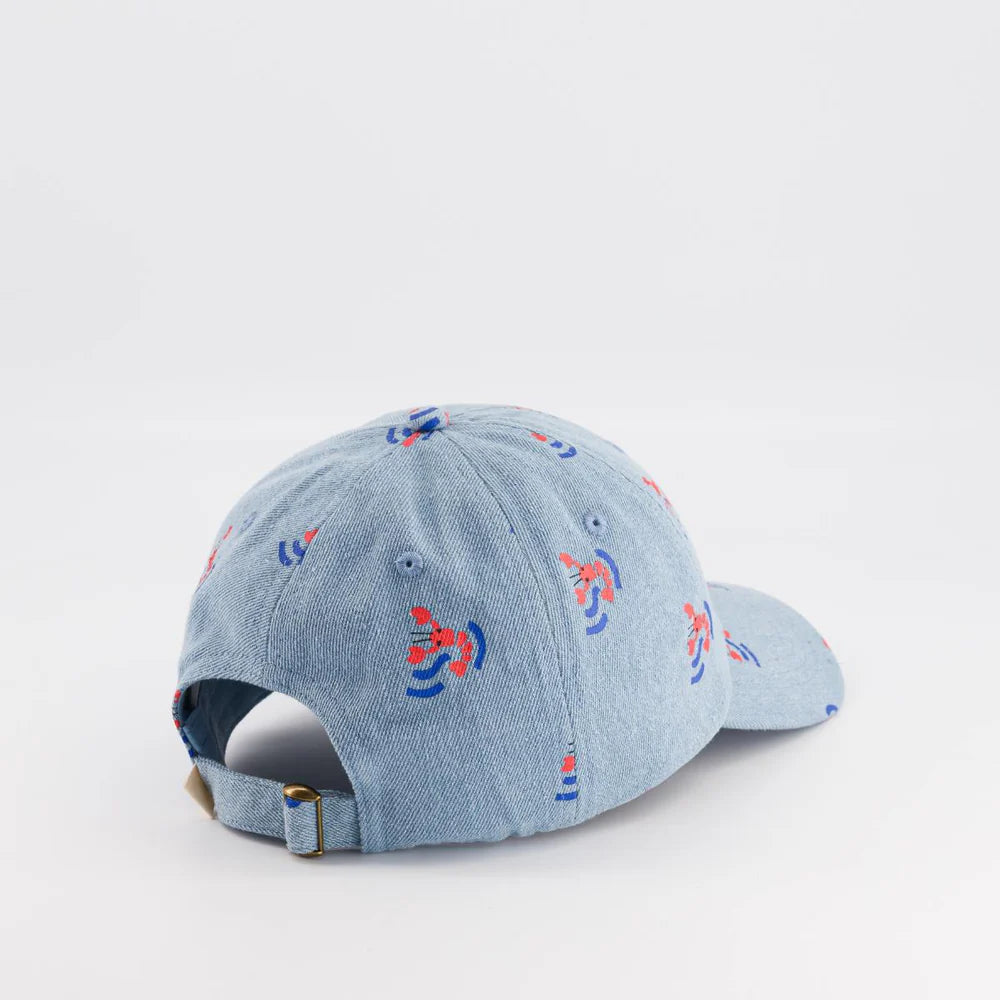 Chamaye Cap "Lobster Forever" Denim | Kids
