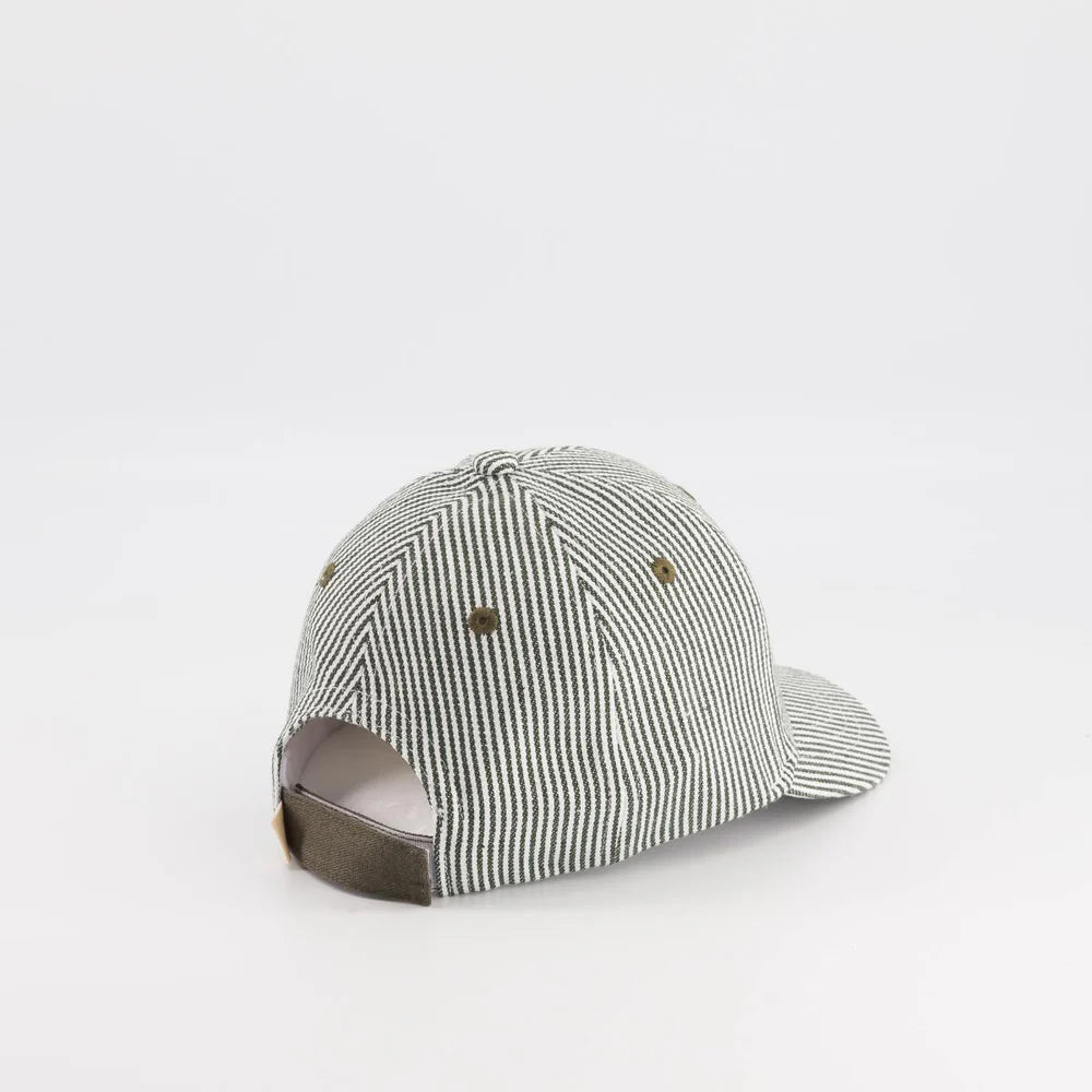 Chamaye Baseball Cap "Dream Team" Stripe Green | Kids & Adults