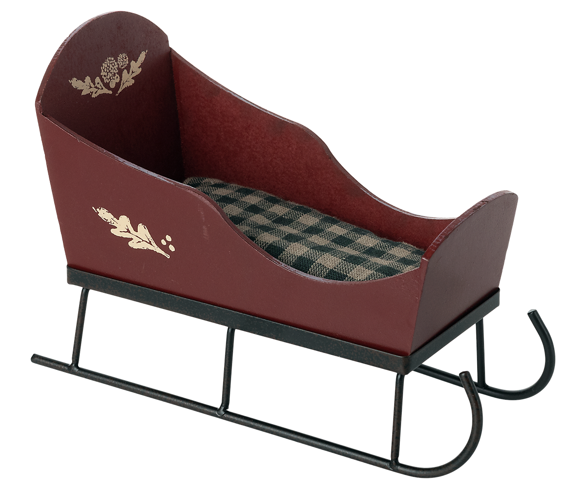 Maileg Schlitten Rot | Maus
