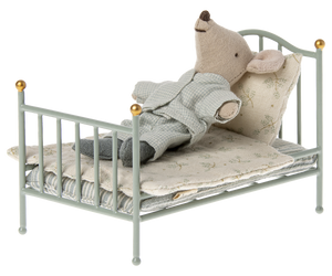Maileg Vintage Bett Minze | Maus