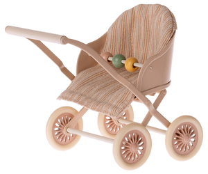 Maileg Kinderwagen Baby Rose für Babymäuse aus Metall