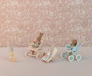 Maileg Kinderwagen Baby Blue | Maus
