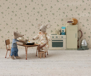 Maileg Table and Chair Set for Mice | Dark Powder