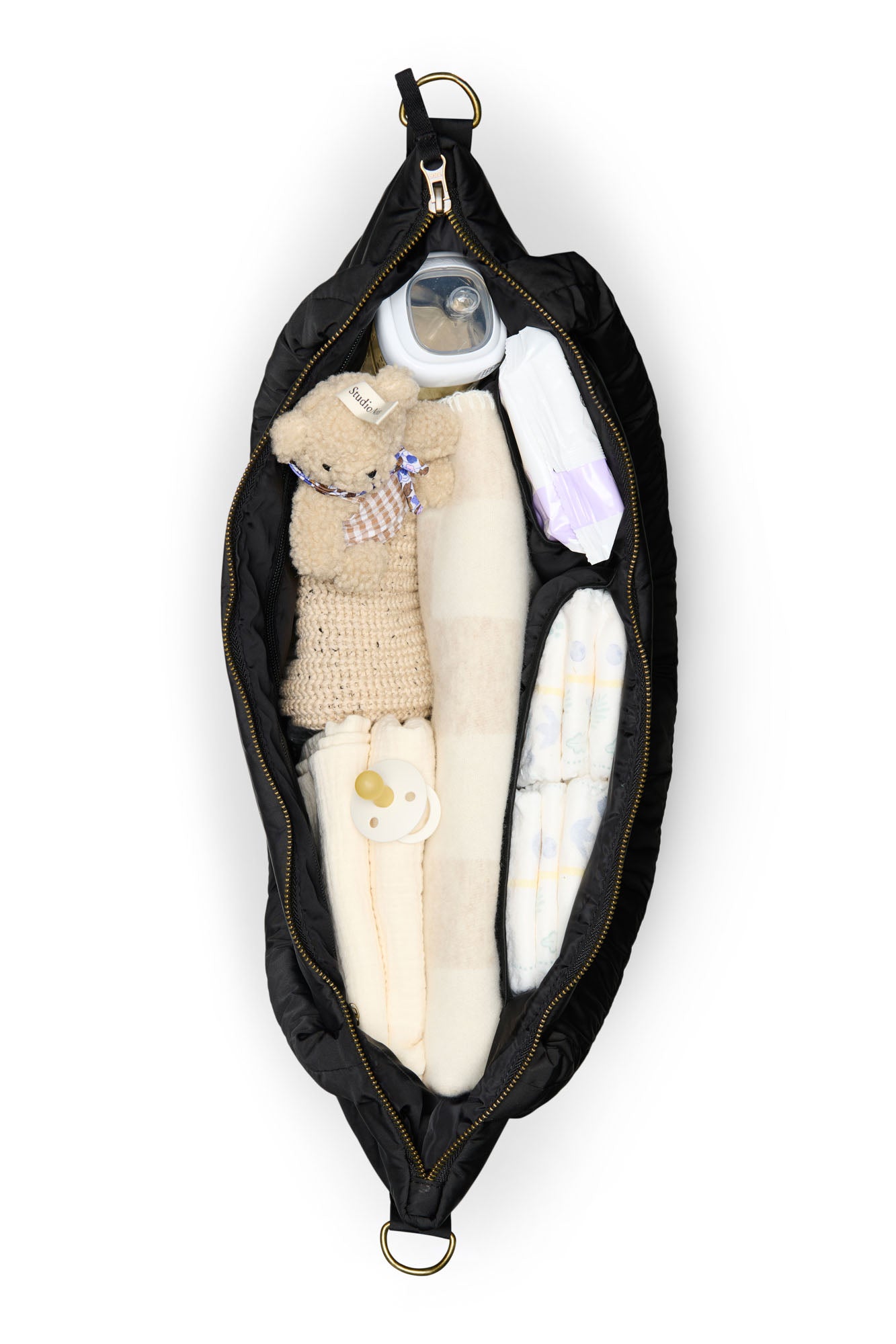 Studio Noos Wickeltasche "Puffy" | Black