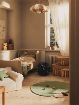 Ferm Living Getufteter Teppich Apfel | Tea Green