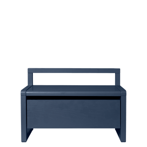 Ferm Living Banc de rangement Little Architect | Bleu foncé