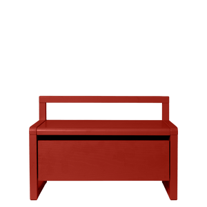 Ferm Living Banc de rangement Little Architect | Poppy Red