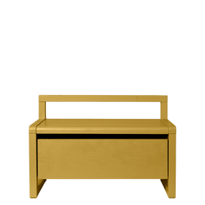 Ferm Living Banc de rangement Little Architect | Jaune