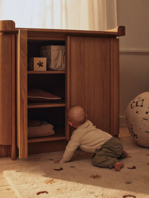 Ferm Living Wickelaufsatz Tilu | Natural Oak