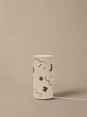 Ferm Living Lampe de table Skye | Naturel/Bronze