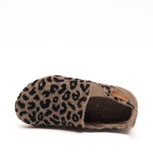 Bisgaard Chaussons "Sailor" | Léopard Marron