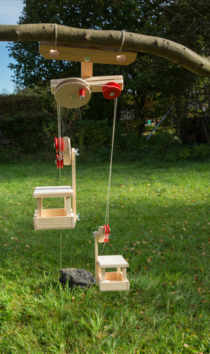 Kraul Large Pendulum Cable Car with Car and Mountain Station