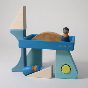 Grimm's Bauspiel Segelboot | Blau