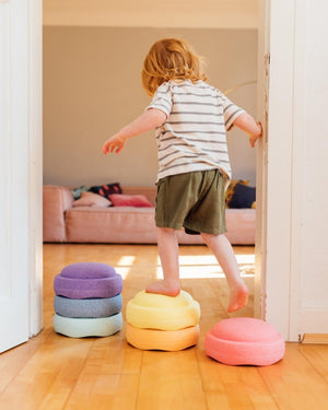 Stapelstein "Rainbow Pastel Bundle" 6+1 Set