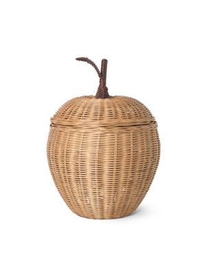 Ferm Living Apple Geflochtener Aufbewahrungskorb – Gross | Natur