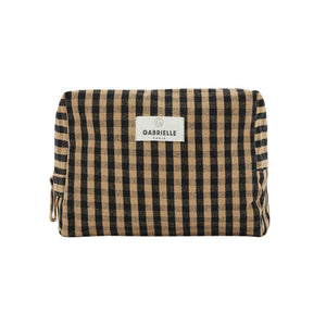 Gabrielle Paris Toiletry Bag | Coffee Vichy