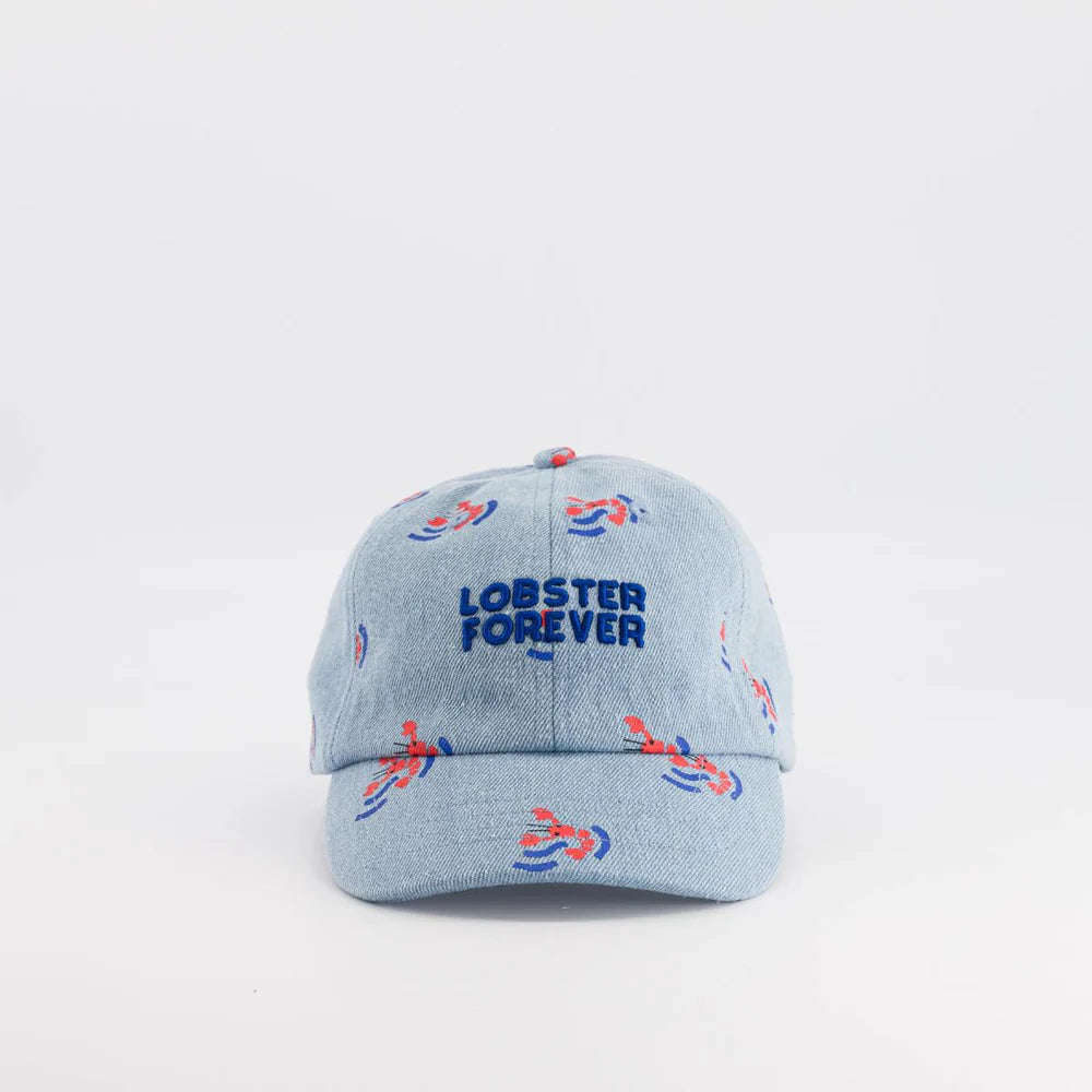 Chamaye Cap "Lobster Forever" Denim | Kids