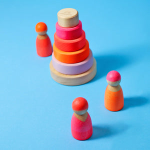 GRIMM'S Kleiner Scheibenturm │ Neon Pink
