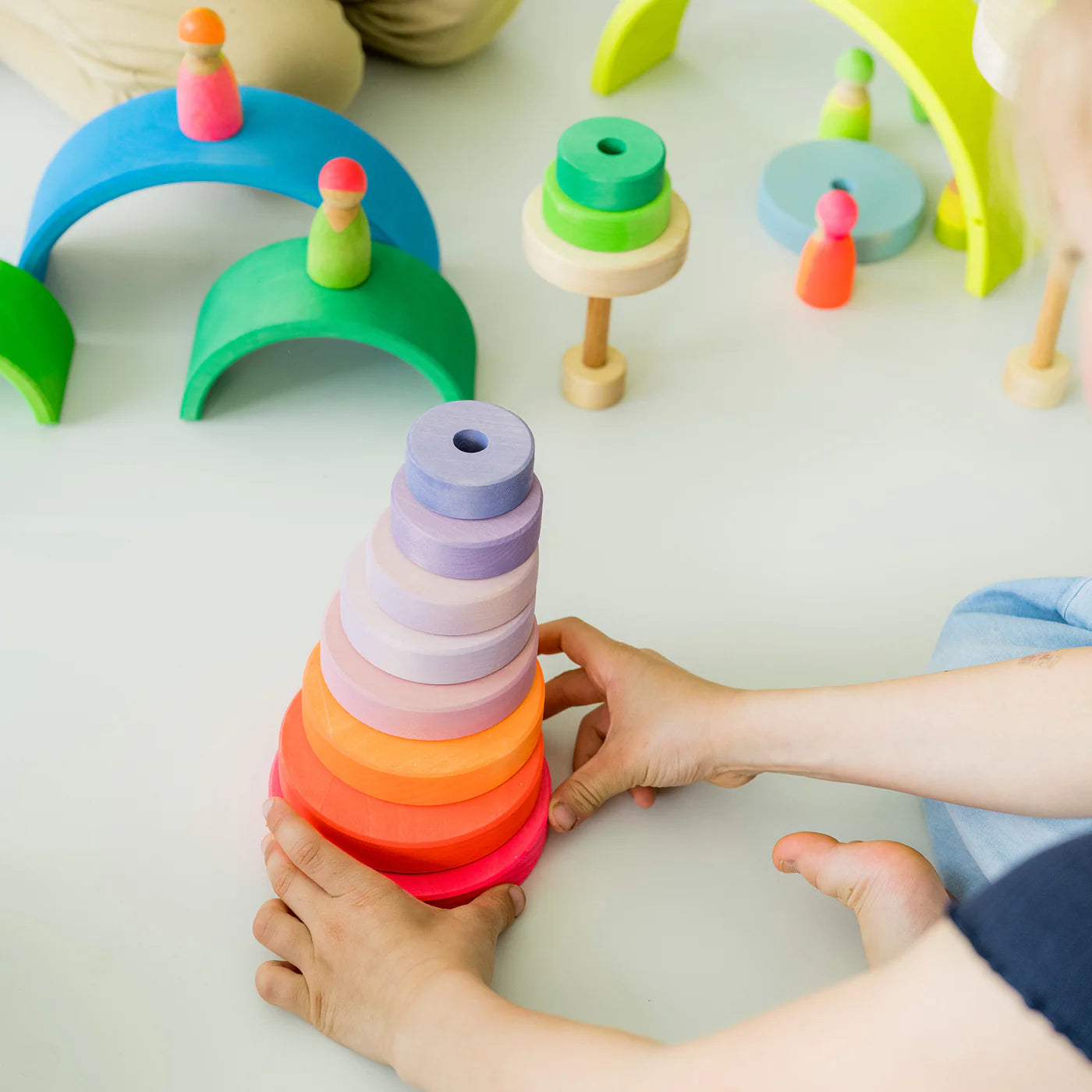 GRIMM'S Grosser Scheibenturm│ Neon Pink