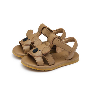 Donsje Sandalen "Mhalo Koala" Truffle Leather
