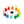 „Grapat 12 Nins® Holzfiguren in Regenbogenfarben“