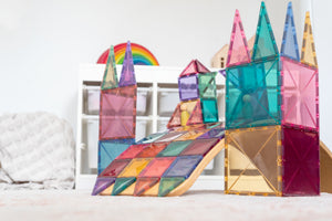 Connetix tuiles magnétiques "Pastel Starter Set Pack" 64 pièces