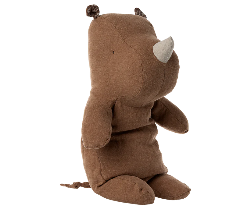 Maileg Safarifreunde Nashorn |  Medium Schokolade