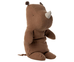 Maileg Safarifreunde Rhino Medium | Chocolate