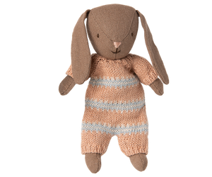 Maileg Micro Rabbit | Dusty Rose Knitted Outfit