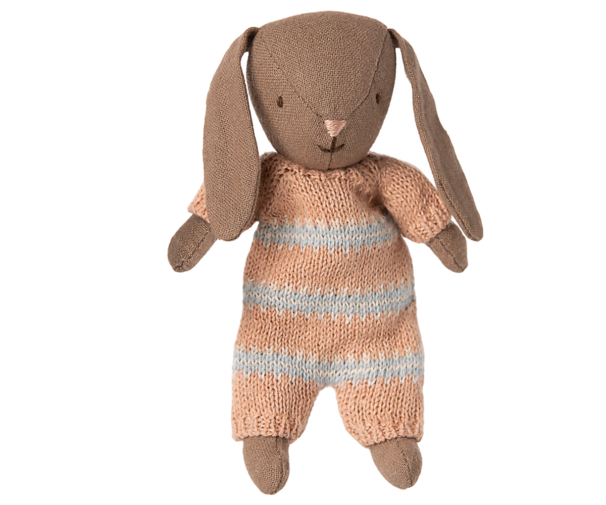 Maileg Mikro Hase | Dusty Rose Strickanzug