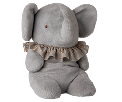 Maileg Elefant Groß Blue Grey 45 cm Kuscheltier aus recyceltem Polyester