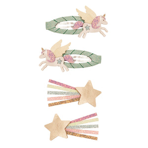 Mimi & Lula Haar-Clips "Flying Unicorn"
