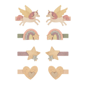 Mimi & Lula Mini Haar-Clips "Flying Unicorn"