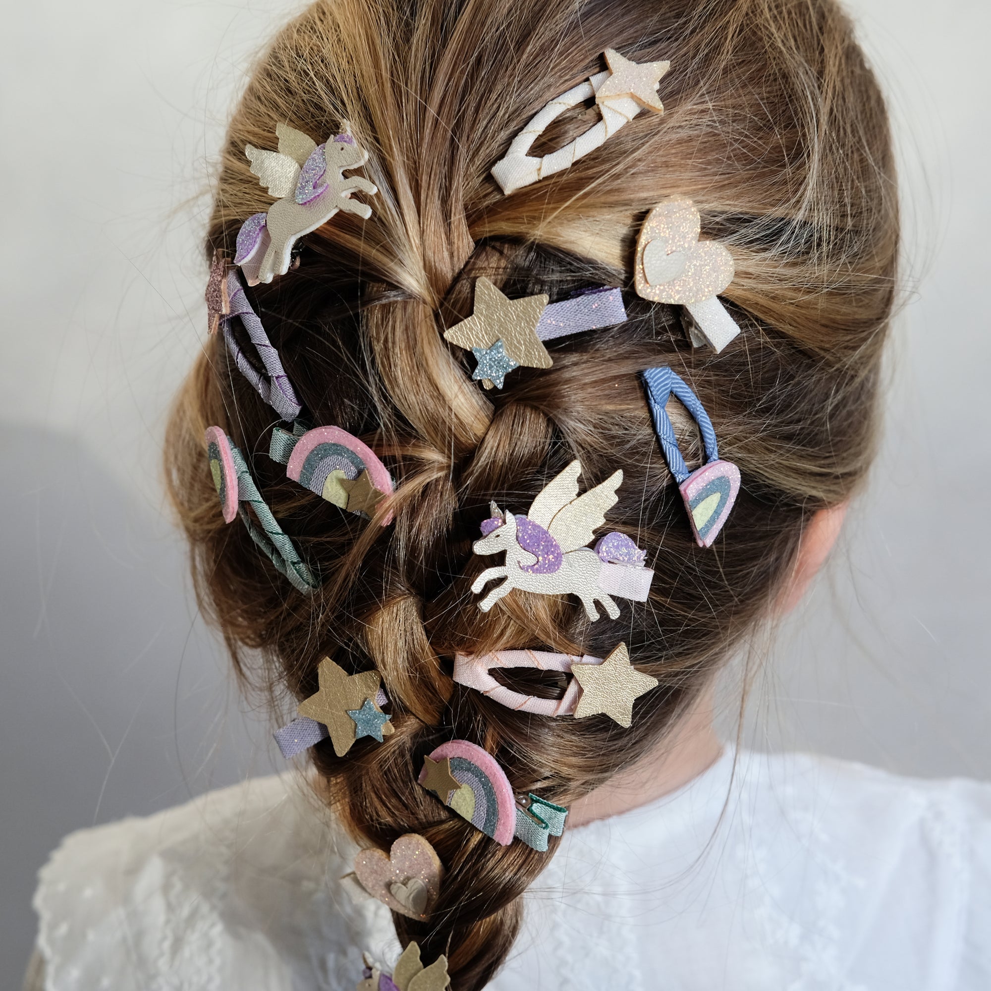 Mimi & Lula Mini Haar-Clips "Flying Unicorn"