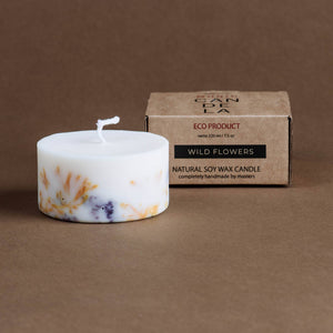la bougie parfumée en cire de soja Munio Mini - Wildflowers